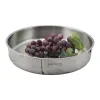 The stainless steel basin is thickened and durable. There are multiple sizes available for household vegetable washing basins Item Picture